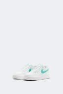 Nike Air Force 1 Junior's - Summit White/Emerald Rise - 4