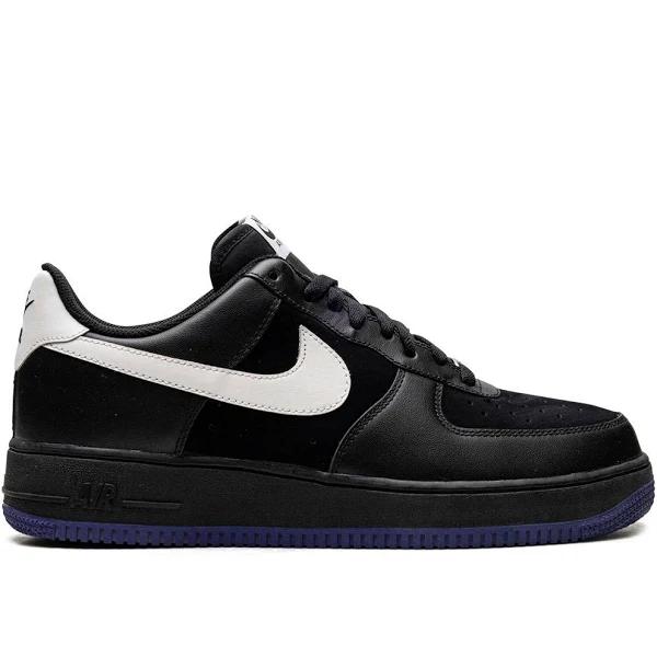 Nike Air Force 1 Low '07 Black / Old Royal Shoes - Size 12 - Black/white/old Royal
