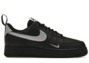 Nike Air Force 1 Low '07 LV8 Black Metallic Silver