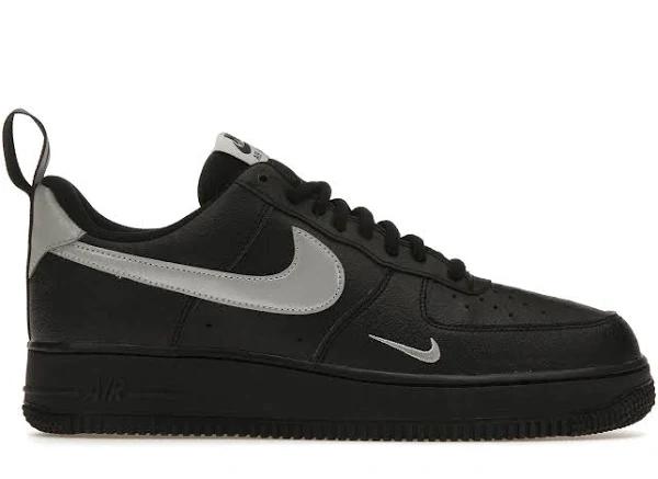 Nike Air Force 1 Low '07 LV8 Black Metallic Silver