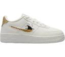 Nike Air Force 1 Low '07 LV8 Double Swoosh White Metallic Gold (GS)