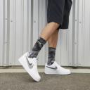 Nike Air Force 1 Low '07 Spray Paint Swoosh White Black Grey