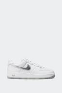 Nike Air Force 1 Low Silver Swoosh Shoes - Size 14 - 100 White
