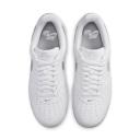 Nike Air Force 1 Low Silver Swoosh Shoes - Size 14 - 100 White