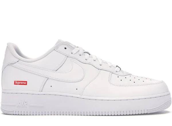 Nike Air Force 1 Low 'Supreme - Mini Box Logo White' Shoes - Size 4.5