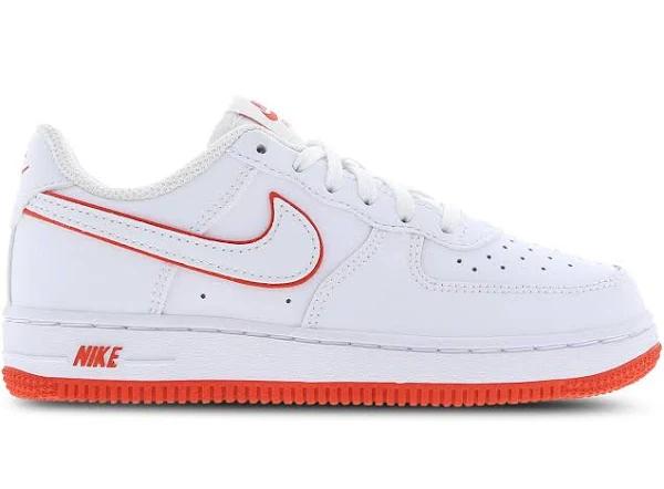 Nike Air Force 1 Low White Picante Red (PS)