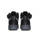 Nike Air Force 1 Mid Premium 'Black Metallic Silver' Sneakers | Men's Size 14