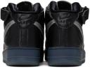 Nike Air Force 1 Mid Premium 'Black Metallic Silver' Sneakers | Men's Size 14