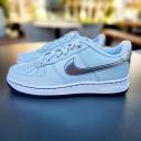 Nike Air Force 1 Older Kids' Shoes - Grey