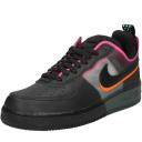 Nike Air Force 1 React Black Black Team Orange Pink Prime