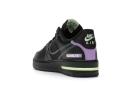Nike Air Force 1 React Black Violet Star Barely Volt