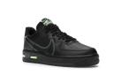 Nike Air Force 1 React Black Violet Star Barely Volt