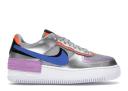 Nike Air Force 1 Shadow 'Metallic Silver' Sneakers | Women's Size 8