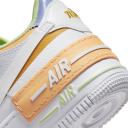 Nike Air Force 1 Shadow Sneaker White/ Peach Cream/ Light Lime
