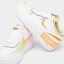 Nike Air Force 1 Shadow Sneaker White/ Peach Cream/ Light Lime