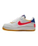 Nike Air Force 1 Shadow 'White Crimson Blue' Sneakers | Women's Size 6