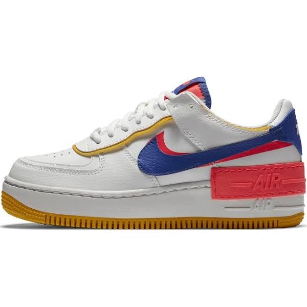 Nike Air Force 1 Shadow 'White Crimson Blue' Sneakers | Women's Size 6
