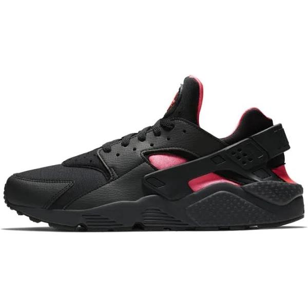Nike Air Huarache Run Black Solar Red