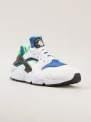 Nike Air Huarache Shoes - Size 13 - WHITE/SCREAM Green