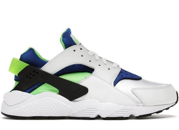 Nike Air Huarache Sneakers WHITE/SCREAM Green 38.5