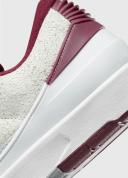 Nike | Air Jordan 2 Retro Low 'Cherrywood' Sneakers WHT/CHERRYWD Red-Lt Steel Gry / 7