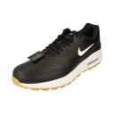 Nike Air Max 1 G Spikeless Golf Shoes - Black/White/Gum - Size: 9.5 M