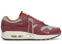 Nike Air Max 1 Patta Waves Rush Maroon (With Bracelet) 45.5