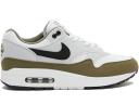 Nike Air Max 1 White Black Medium Olive