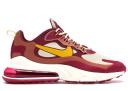 Nike Air Max 270 React Noble Red Team Gold
