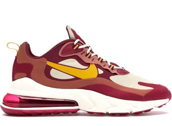 Nike Air Max 270 React Noble Red Team Gold