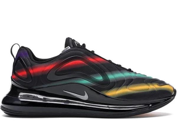 Nike Air Max 720 Black Neon Streaks