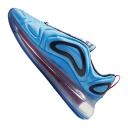 Nike Air Max 720 Women's - Blue/Red
