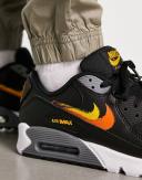 Nike Air Max 90 Black/Safety Orange