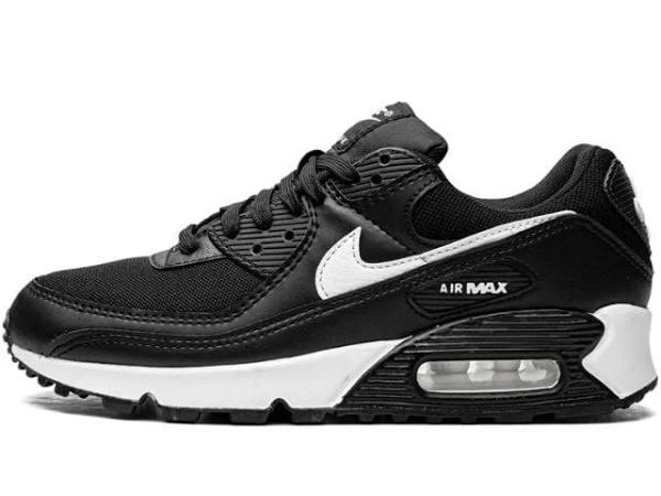 Nike Air Max 90 Black/White/Black Women's Shoes, Size: 6.5