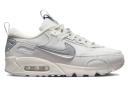 Nike Air Max 90 Futura Summit White Metallic Silver (Women's)
