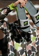 Nike Air Max 90 Slide Smoke Grey Volt Black