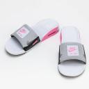 Nike Air Max 90 Slide (White / Grey / Pink)