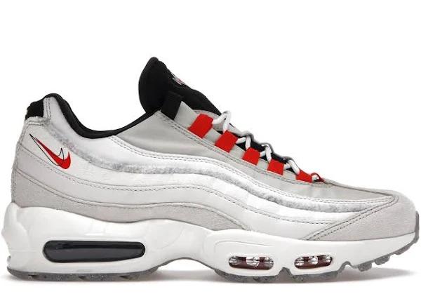 Nike Air Max 95 Light Bone Habanero Red