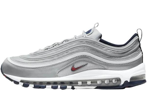Nike Air Max 97 OG SP 'Puerto Rico' Sneakers | Silver | Men's Size 11.5