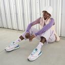 Nike Air Max Dawn Sneaker White/ Soft Pink/ Baltic Blue