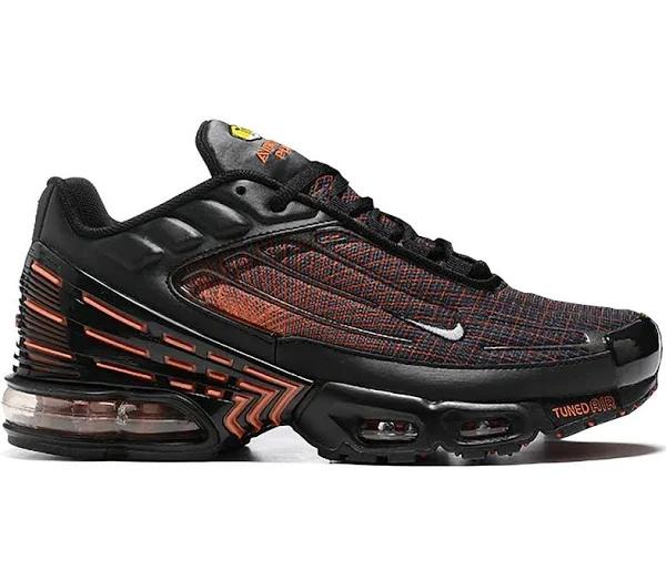 Nike Air Max Plus 3 Black Orange Spirograph