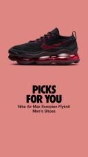 Nike Air Max Scorpion FK Black University Red