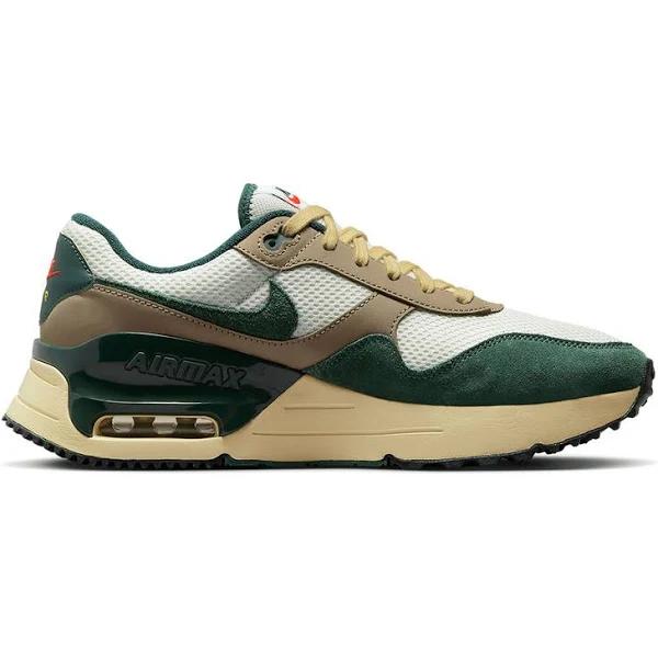 Nike Air Max SYSTM Mens Casual Shoes Green/Cream US 10