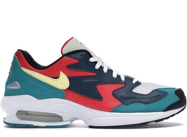 Nike Air Max2 Light Habanero Red Navy Emerald