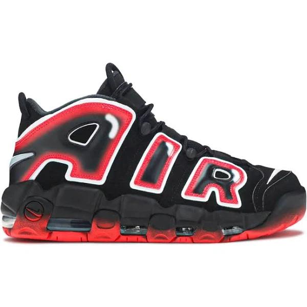 Nike Air More Uptempo Black Laser Crimson | Size 11