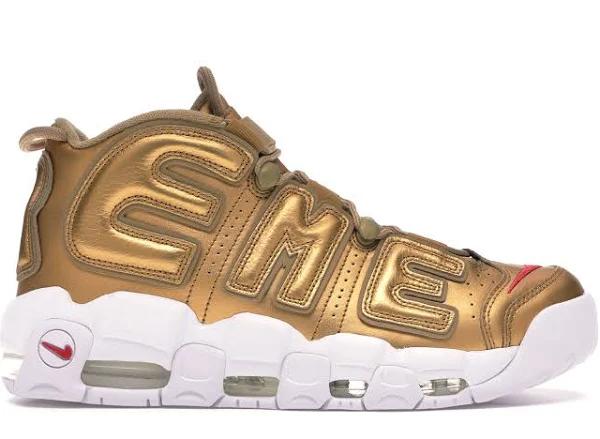 Nike Air More Uptempo Supreme Suptempo Gold