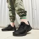 Nike Air Presto Triple Black Shoes - Size 3 - Black/black-black