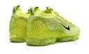 Nike Air VaporMax 2021 Flyknit Next Nature Shoes - Size 9.5 - Volt/Black