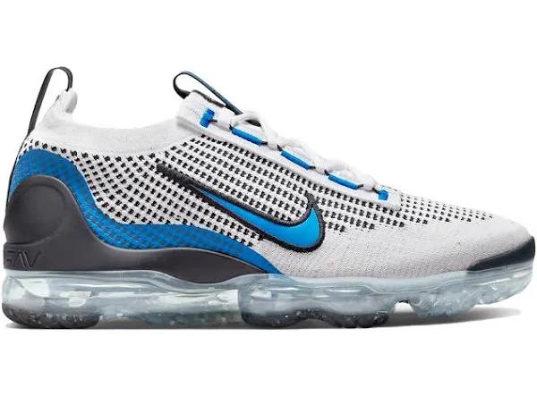 Nike Air VaporMax 2021 Flyknit White Black Photo Blue
