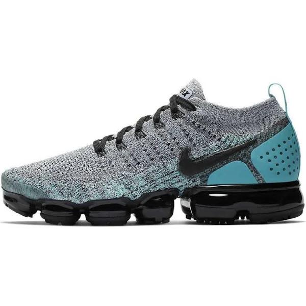 Nike Air VaporMax Flyknit 2 White Black Dusty Cactus Hyper Jade